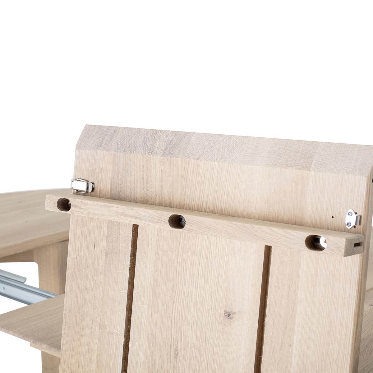 Bloomingville Owen dining table Ø 118 cm Oak – image 3
