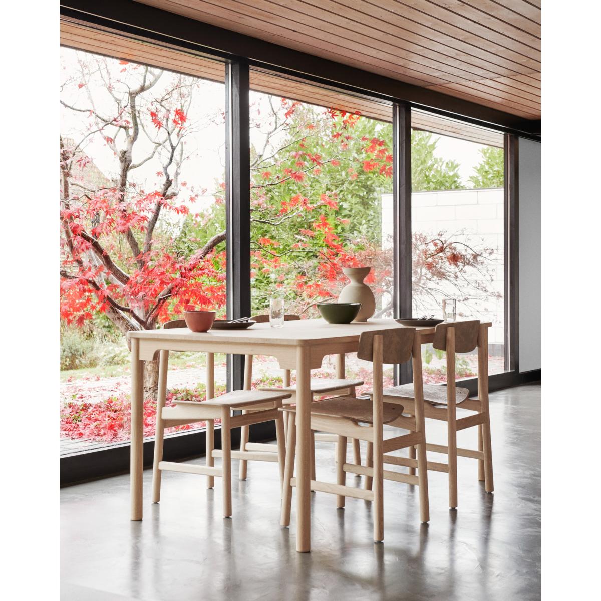 Mater Conscious BM5462 table 90x160 cm Soaped oak – image 3