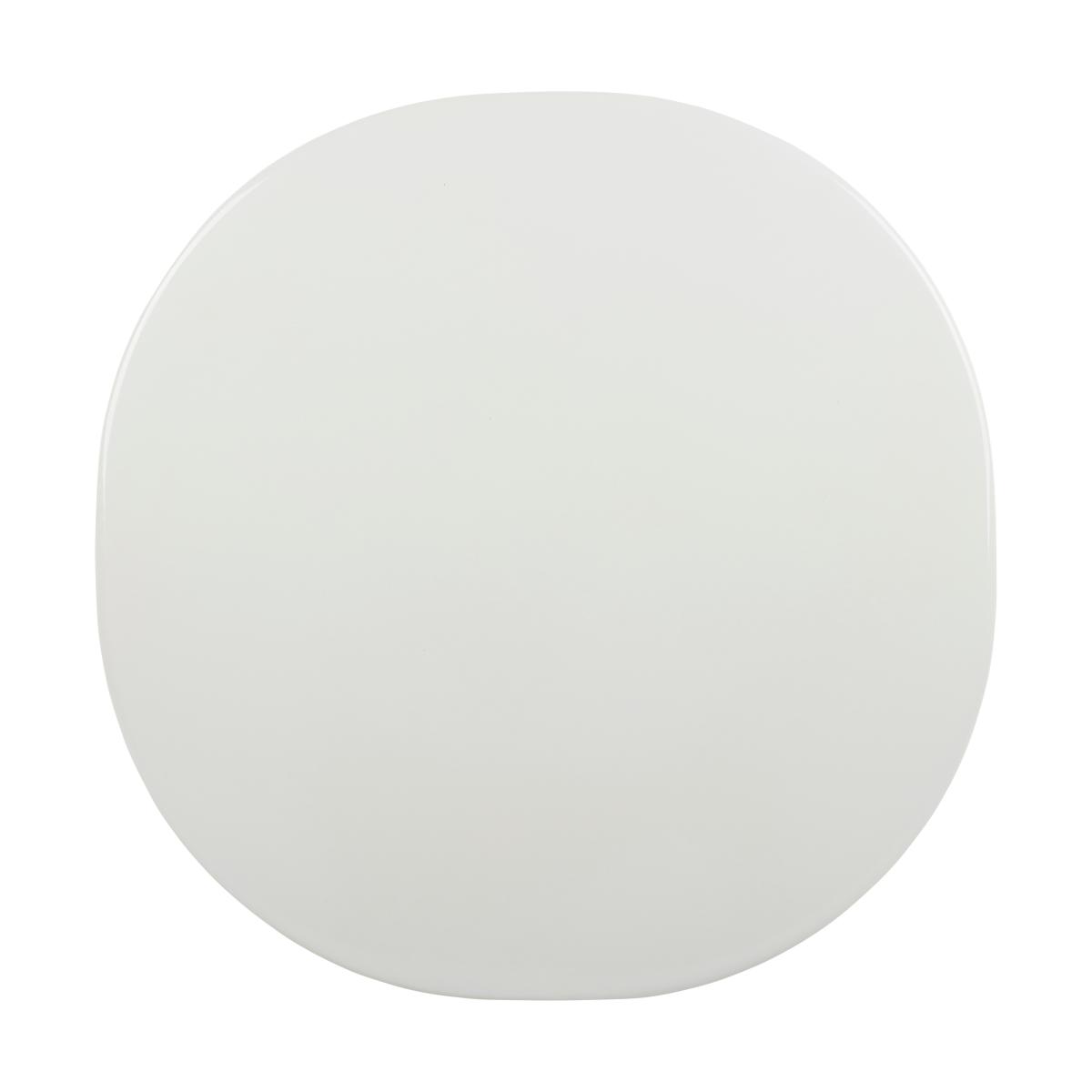 GUBI Carmel Bistro dining table 75x75 cm Clam white-black semi matt – image 2