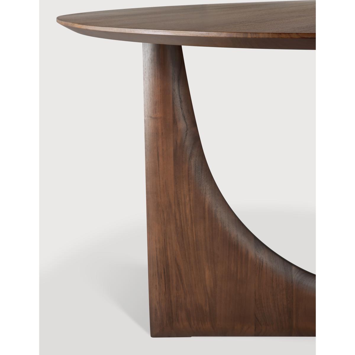 Ethnicraft Geometric dining table Dark stained teak 150 cm – image 3