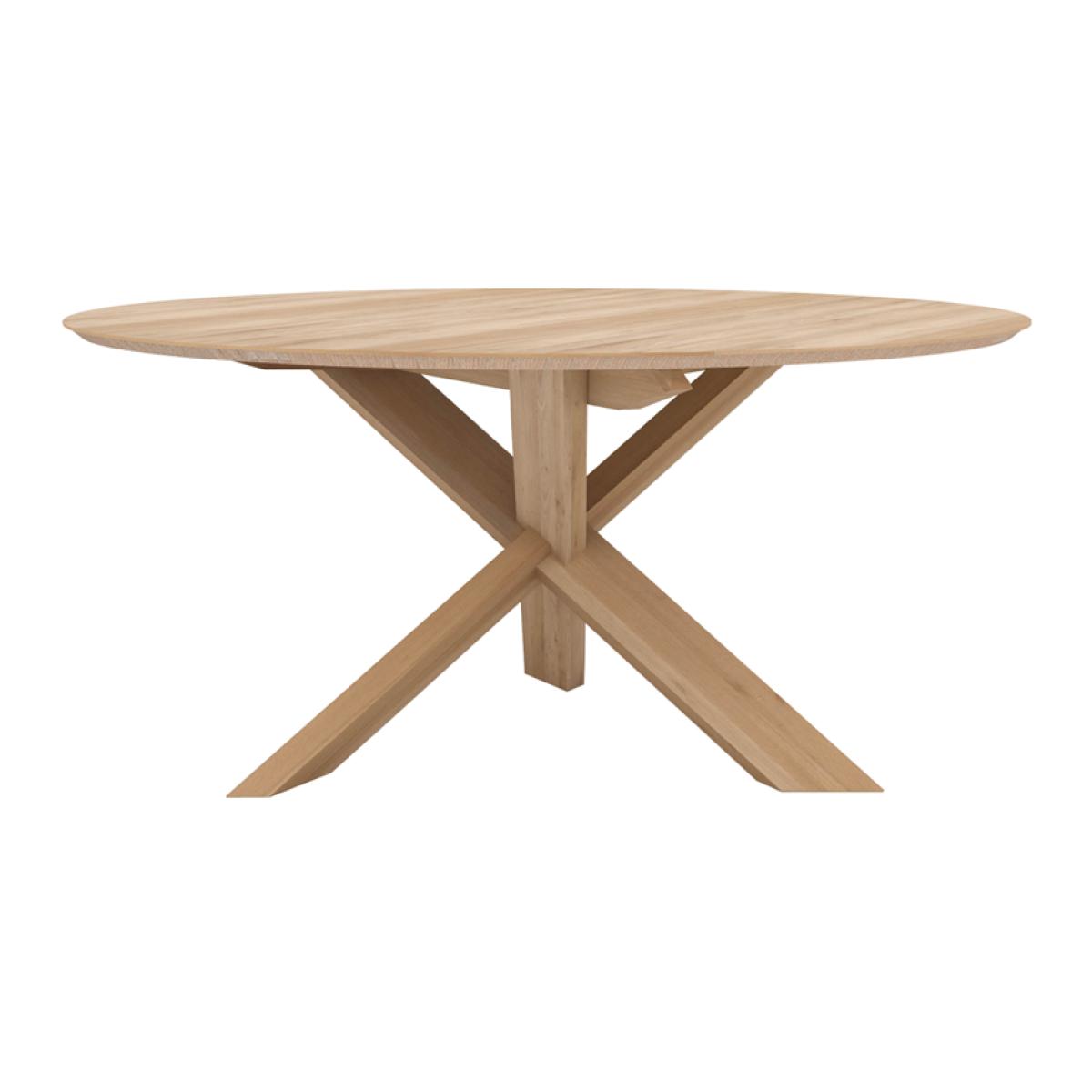 Ethnicraft Circle dining table Oak lacquer ø163cm – image 1
