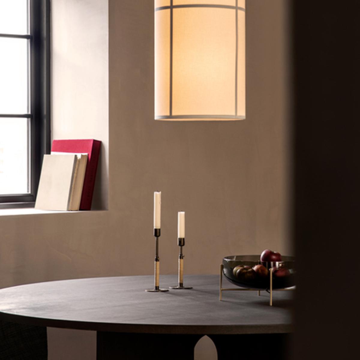 Audo Copenhagen Androgyne dining table Sand stone-untreated oak stand – image 3