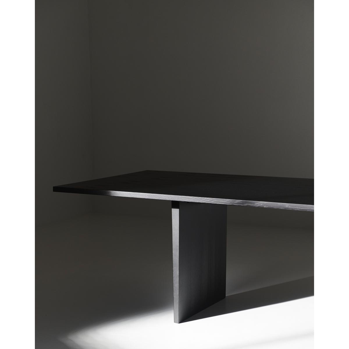 Gubi Private dining room table 100x320 cm Brown-black stained oak – image 4