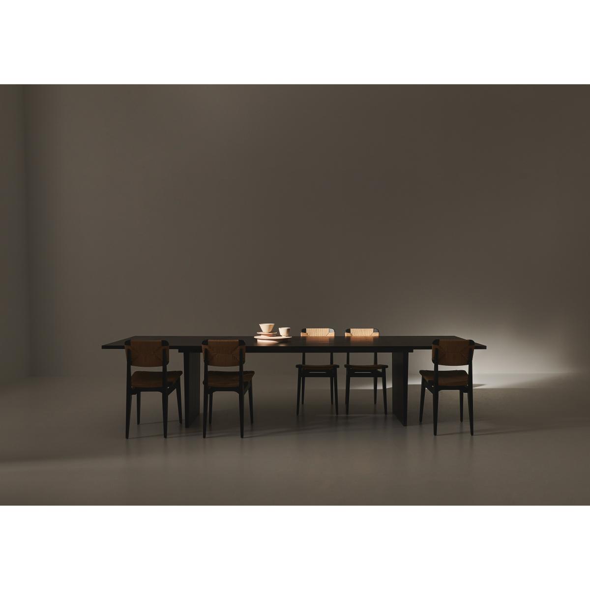 Gubi Private dining room table 100x320 cm Brown-black stained oak – image 6