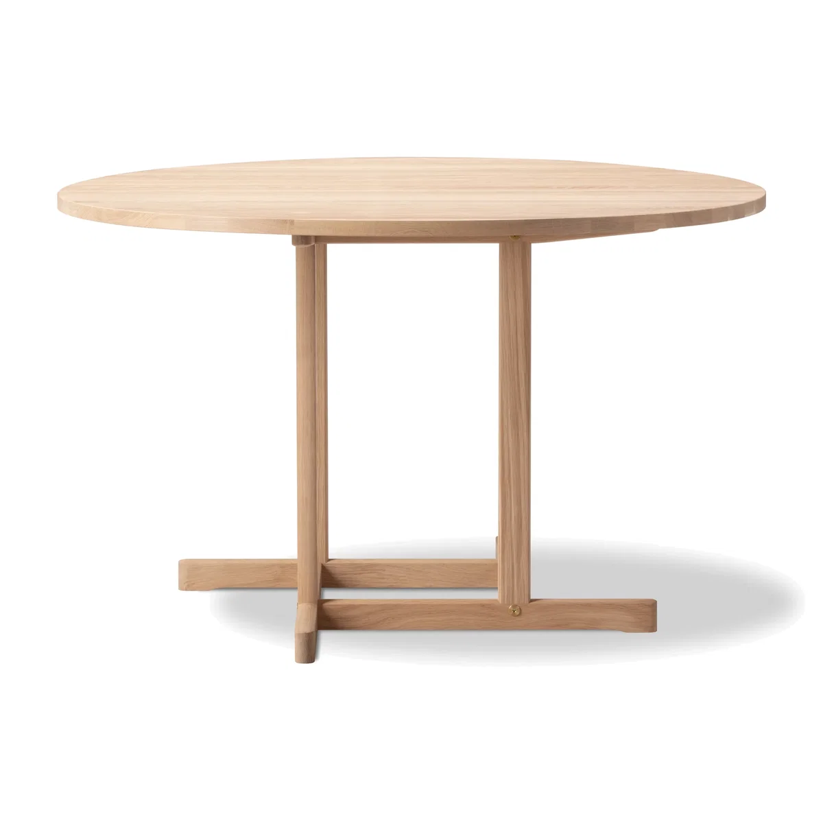 Fredericia Furniture BM80 Mogensen Shaker Table table Ø120 cm Soaped oak – image 1
