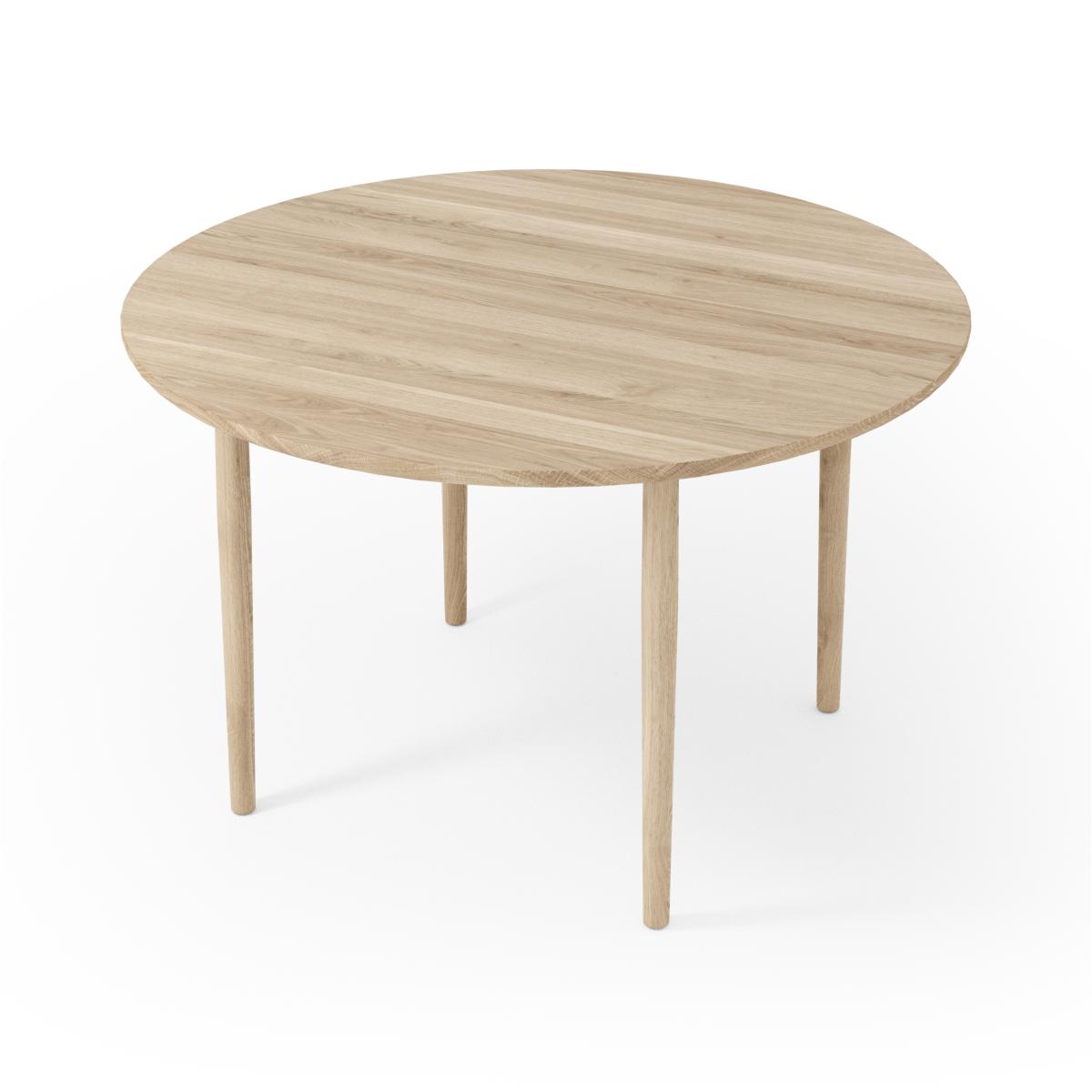 Brdr. Krüger Arv dining table Ø120 cm White oiled oak – image 3