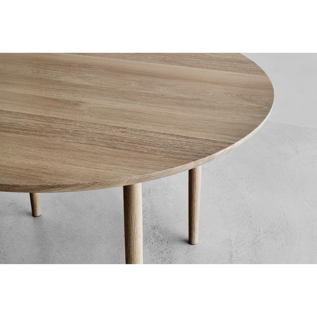 Brdr. Krüger Arv dining table Ø120 cm White oiled oak – image 5