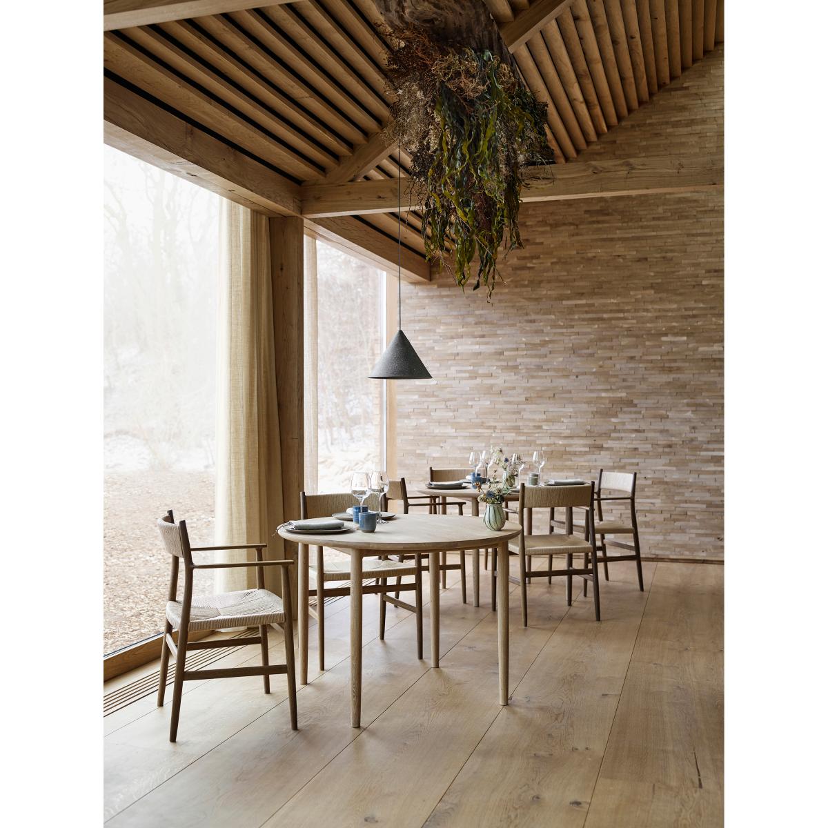 Brdr. Krüger Arv dining table Ø120 cm White oiled oak – image 8