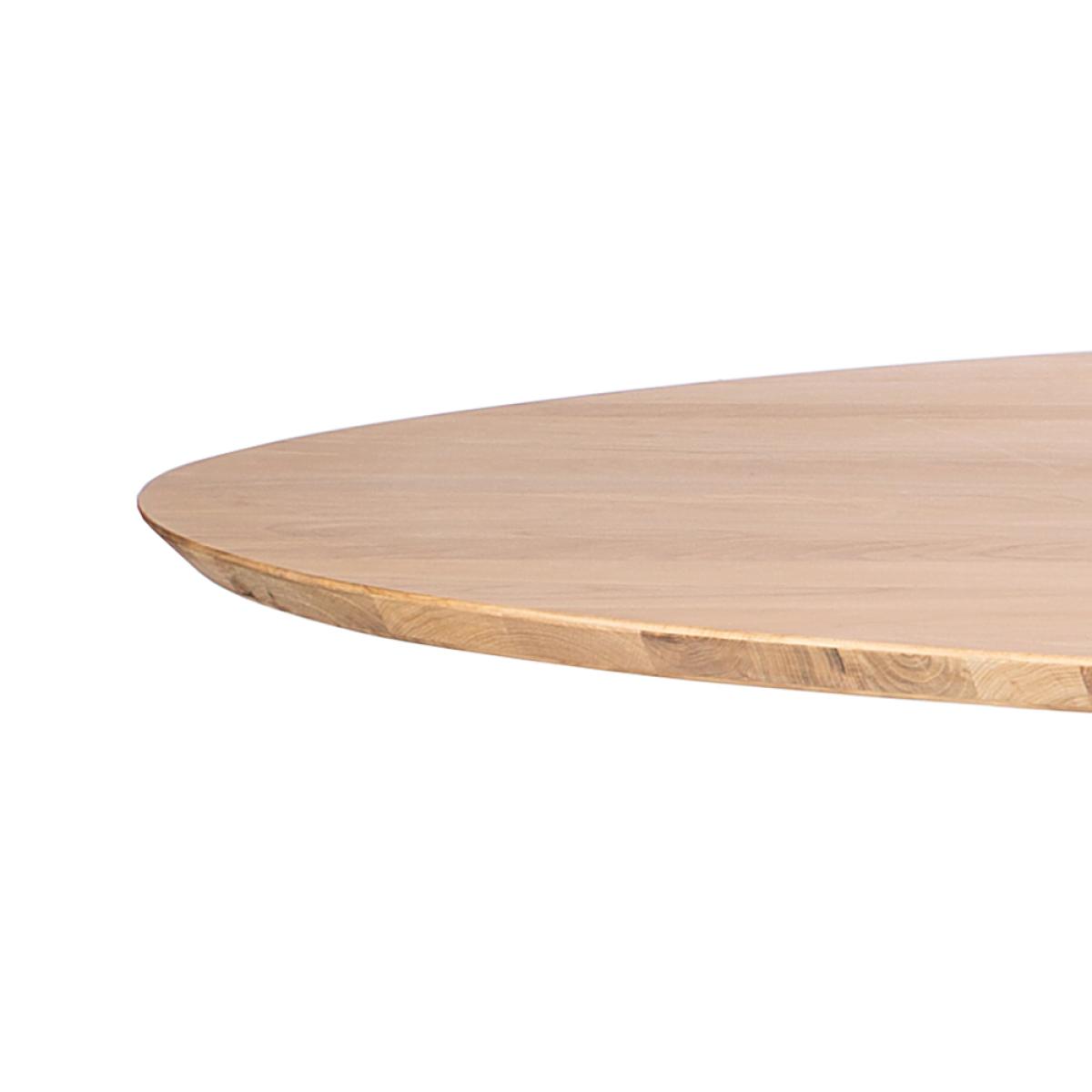 Ethnicraft Mikado oval dining table Hardwax oiled oak – image 2