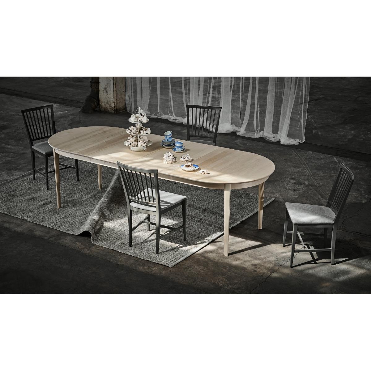 Stolab Vardags dining table Birch light grey 51 2 extensions – image 2