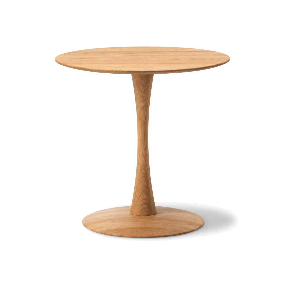 Fredericia Furniture ND107 Trisse dining table Oiled oak Ø75x73 cm – image 1