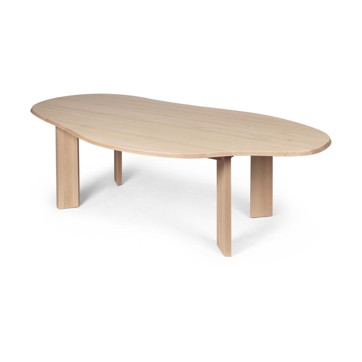 ferm LIVING Tarn dining table 118.5x220 cm White Oiled Beech – image 2