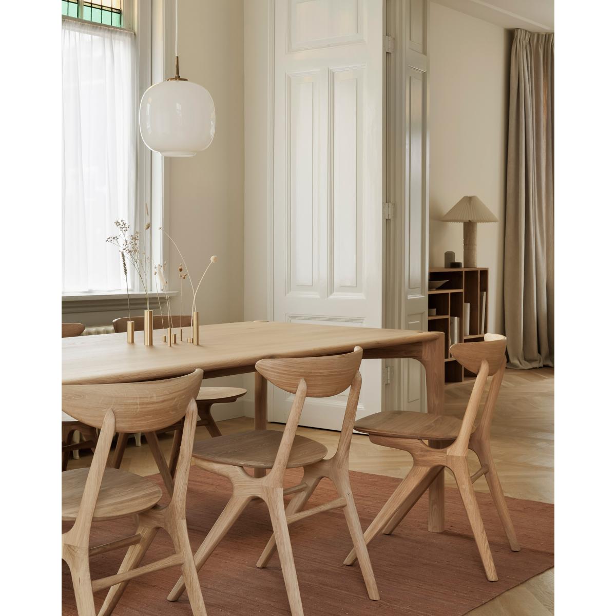 Ethnicraft PI dining table hardwax oiled oak 220 x 95 x 76 cm – image 2