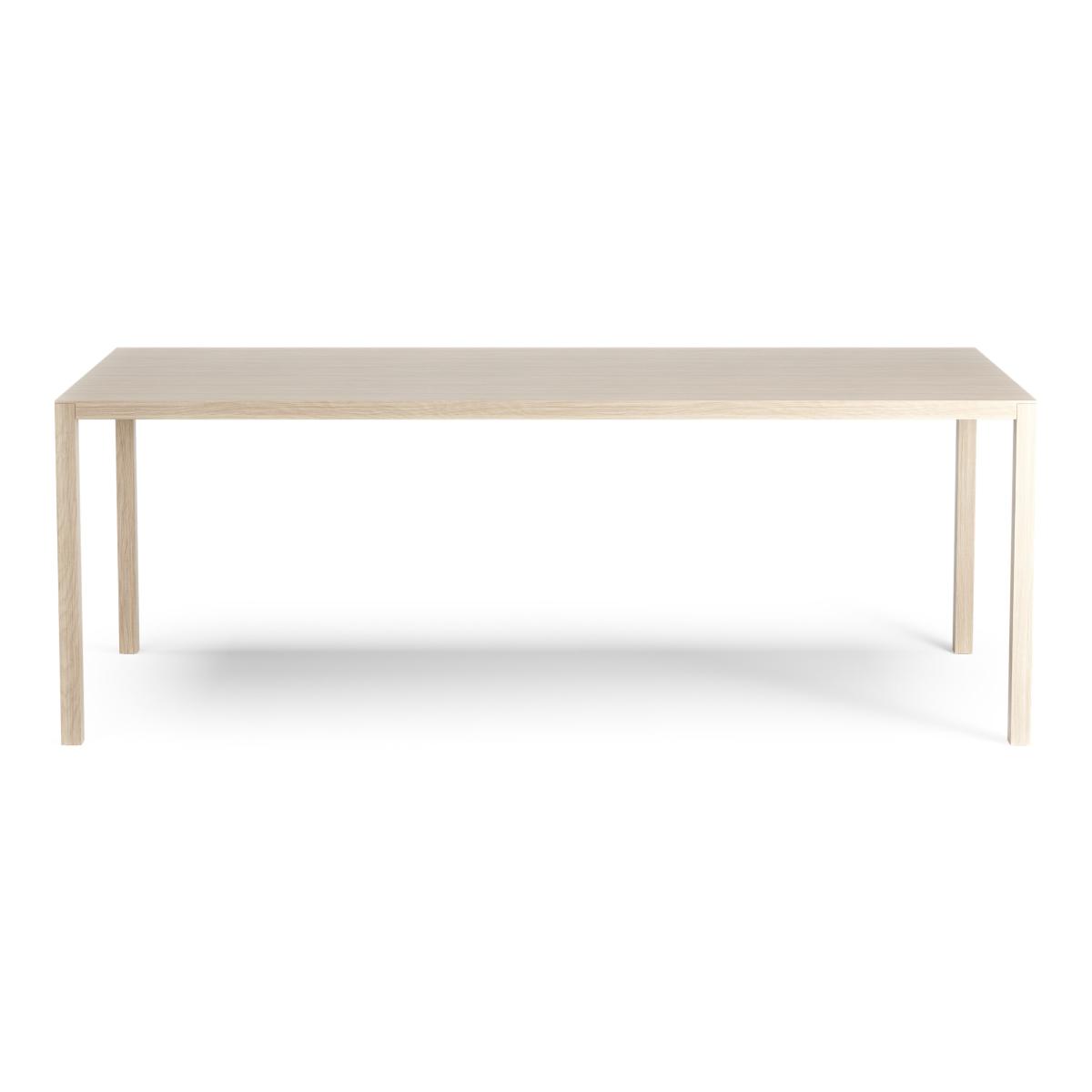 Swedese Bespoke table 90x200 cm Oak white pigment – image 3