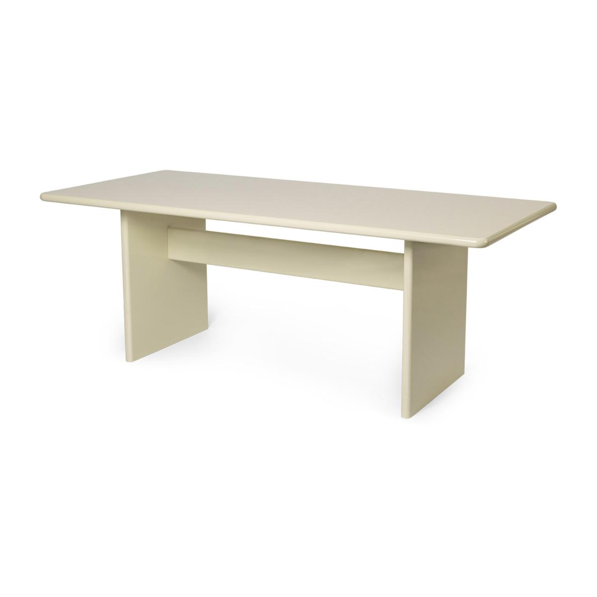 ferm LIVING Rink dining table small 200x90x74 cm Eggshell – image 2