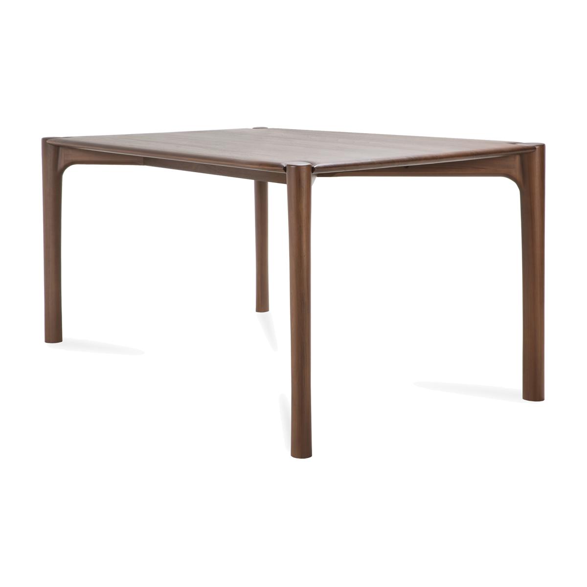 Ethnicraft PI Dining table 180x90 cm Lacquered teak brown – image 1