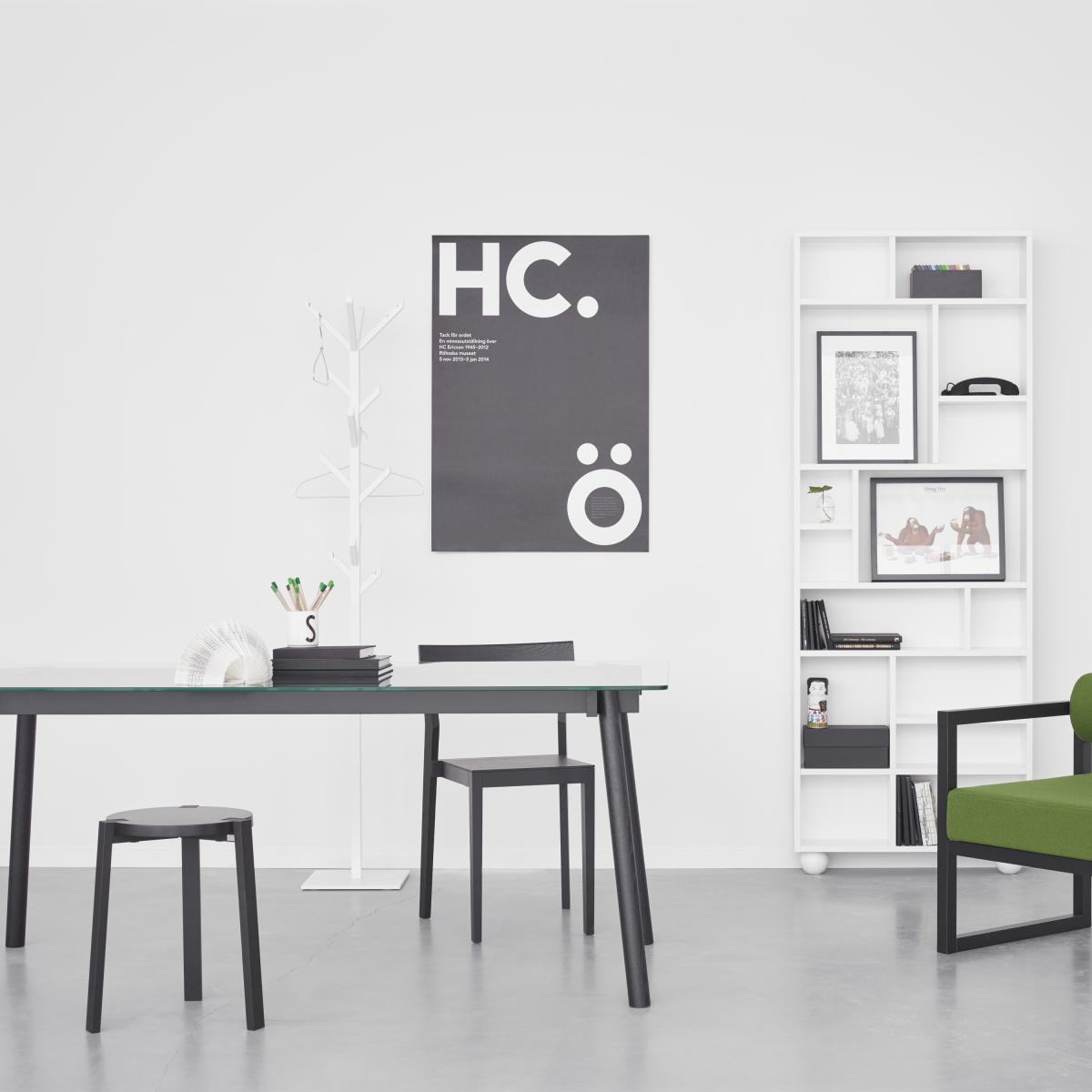 A2 Corners dining table Oak white oil.glass – image 8