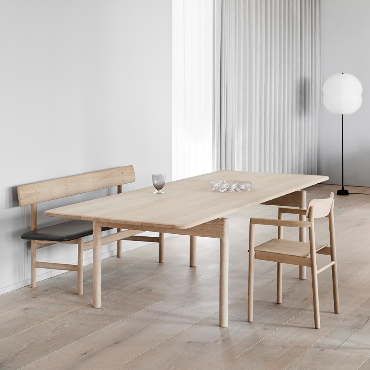 Fredericia Furniture Post 6442 dining table Light oiled oak 100x320 cm – image 4