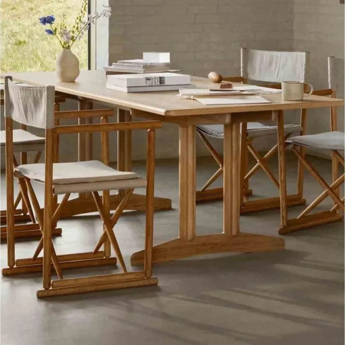 FDB Møbler C64 Shaker dining table 90x180 cm Oak solid oiled – image 5