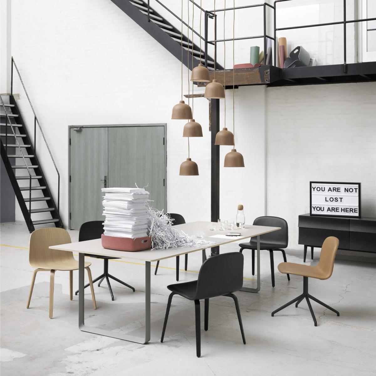 Muuto 70/70 dining table 255x108 cm Solid oak-White – image 3