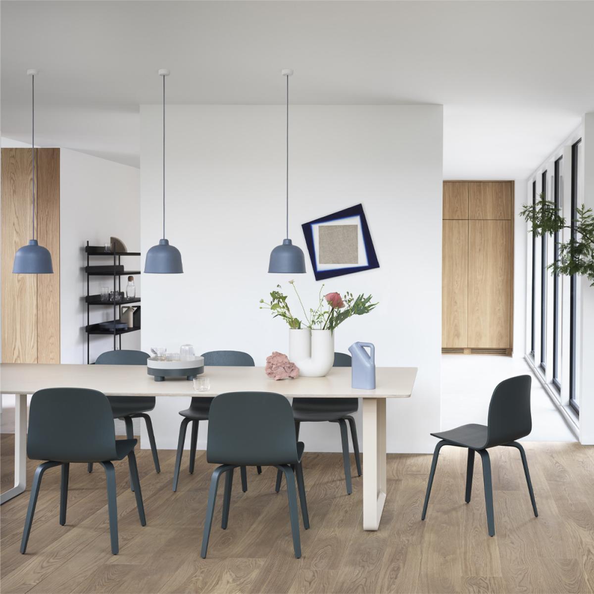 Muuto 70/70 dining table 255x108 cm Solid oak-White – image 4