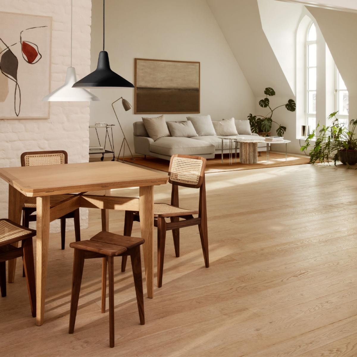 Gubi B-Table dining table Oak matte lacqured – image 5