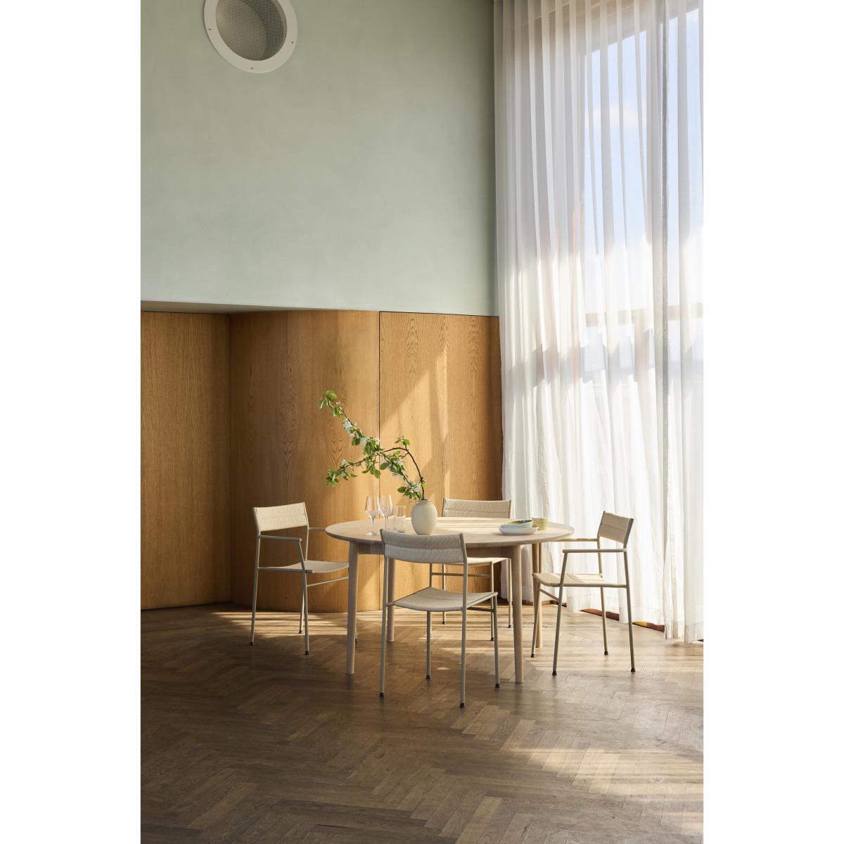 Northern Expand dining table Ø140 cm Light oiled oak – image 3