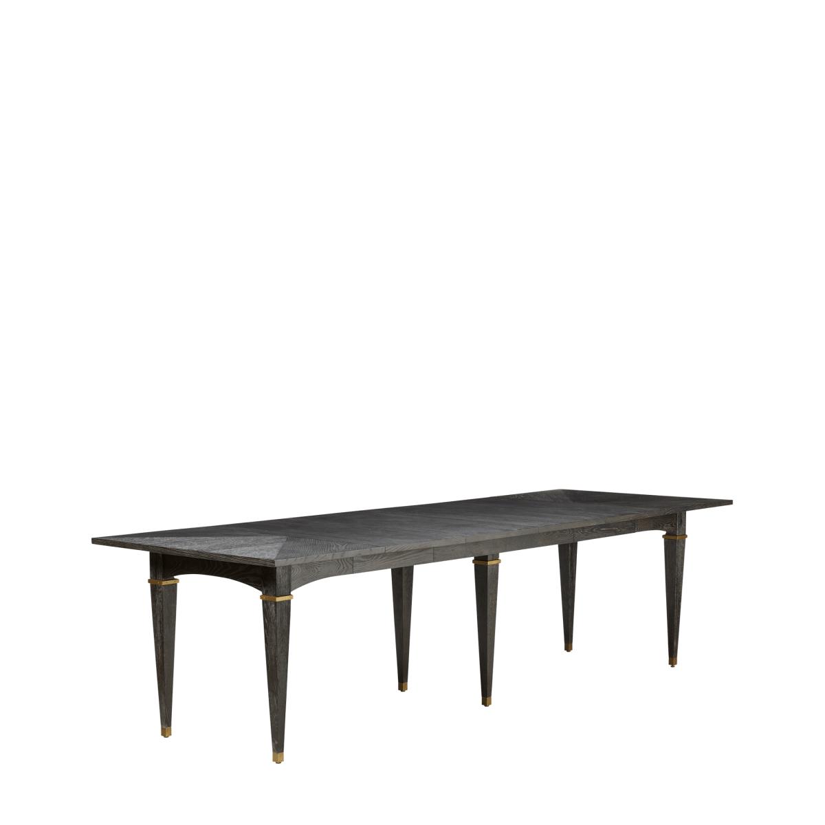 OKA, Alfred Extendable Dining Table - Ebonised Oak, Dining