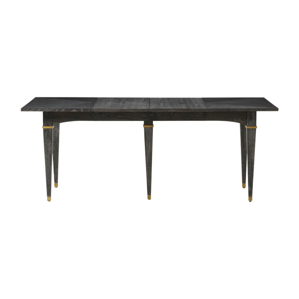 OKA, Alfred Extendable Dining Table - Ebonised Oak, Dining
