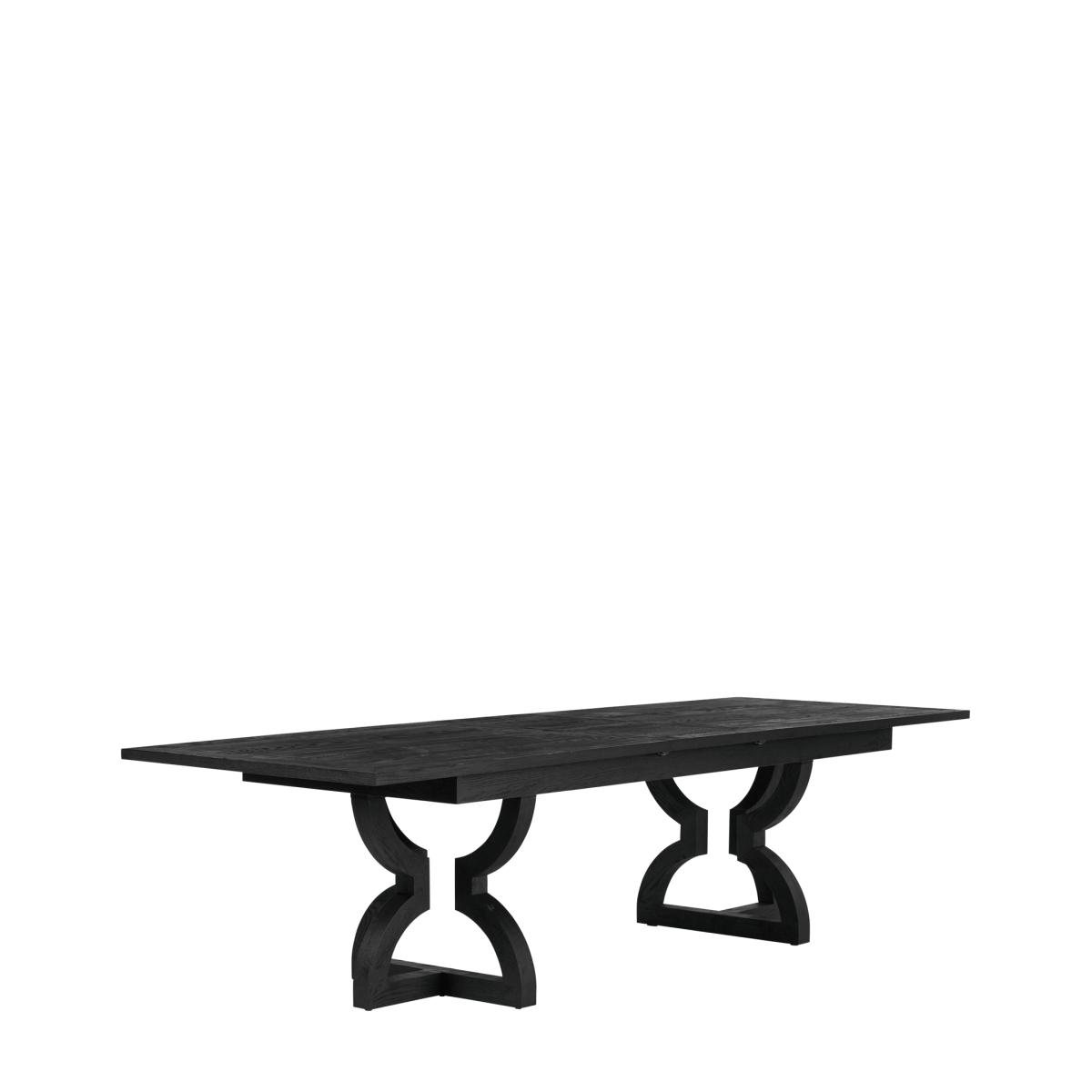 OKA, Kaishu Extendable Dining Table - Black, Dining Tables, Wood – image 3