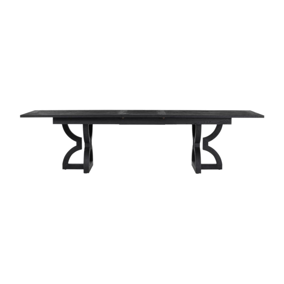 OKA, Kaishu Extendable Dining Table - Black, Dining Tables, Wood – image 1