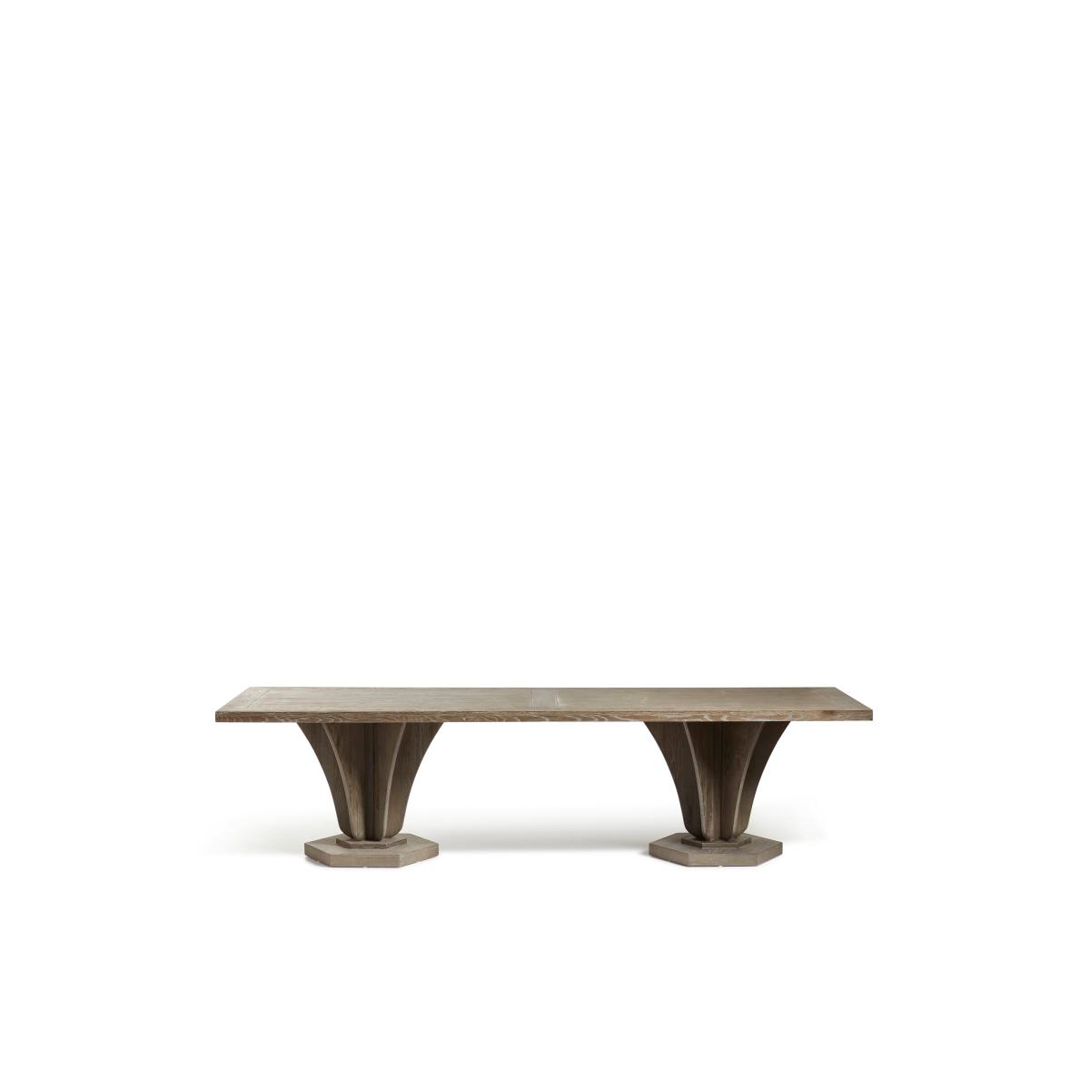 OKA, Large Rectangular Allegro Dining Table - Burnt Oak, Dining Tables, Oak – image 2