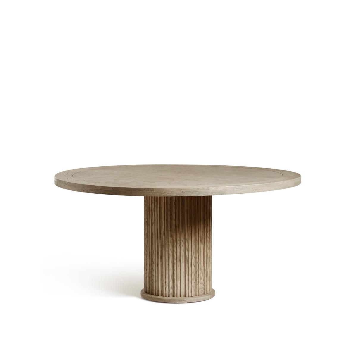 OKA, Marcus Round Dining Table - Large - Weathered Oak, Dining Table – image 2
