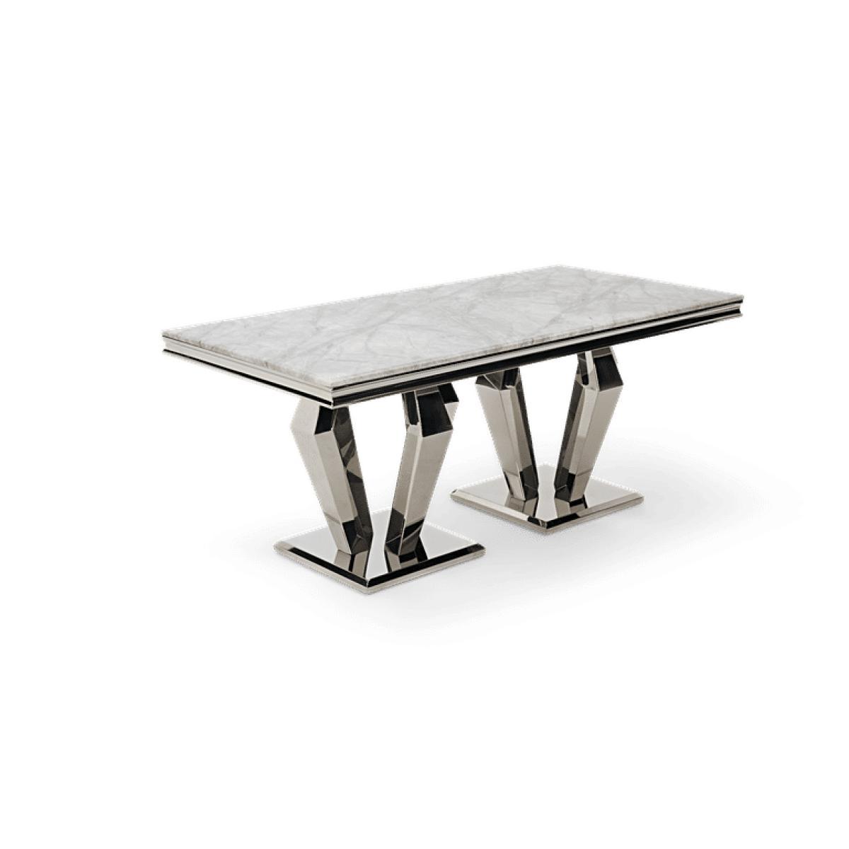 Ex-display Viscount 180cm Marble Dining Table – image 8