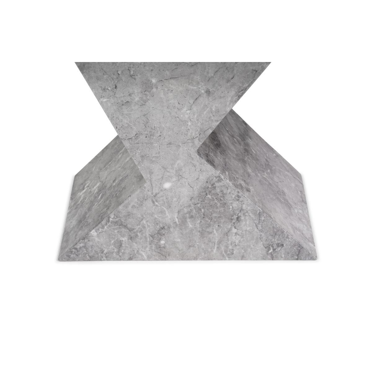 Aaron 160cm Grey Marble Dining Table With Angelica Dining Chairs – image 8