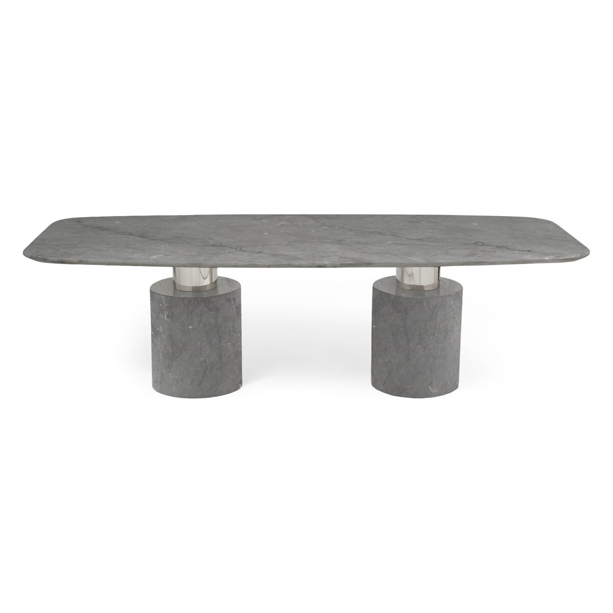 Antonio 260cm Grey Marble Dining Table – image 1