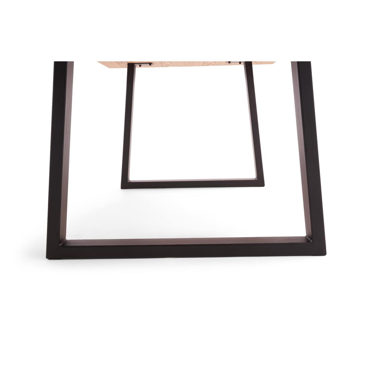 Urban 180cm Ash and Veneer Industrial Dining Table – image 6