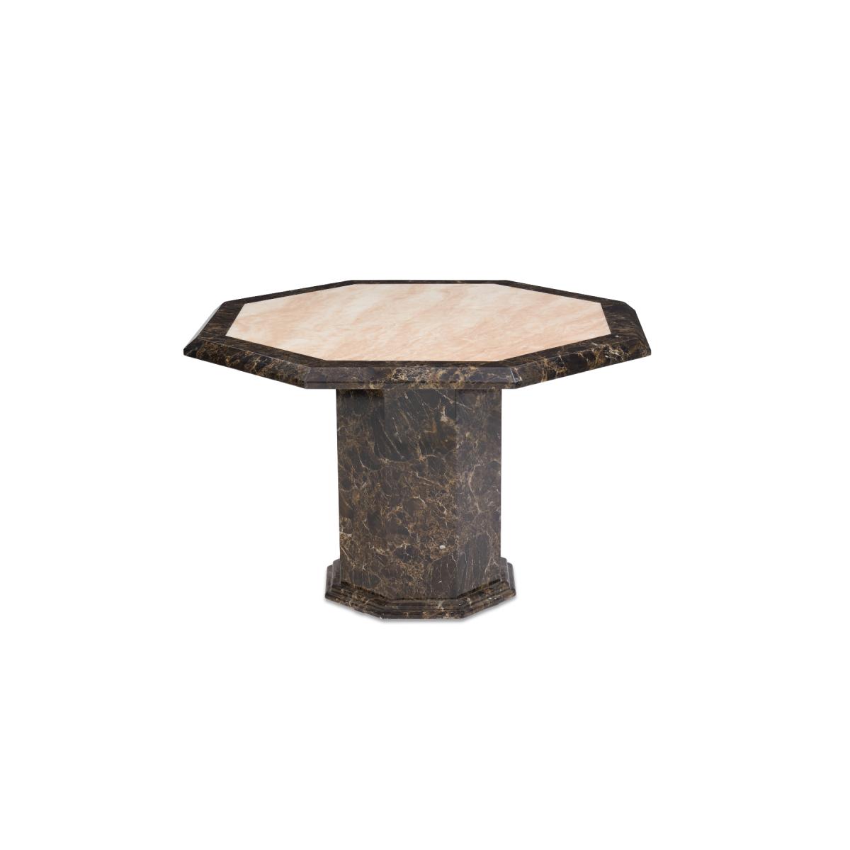 Tenore 120cm Octagonal Marble Dining Table – image 3