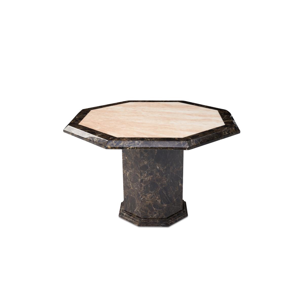 Tenore 120cm Octagonal Marble Dining Table – image 4