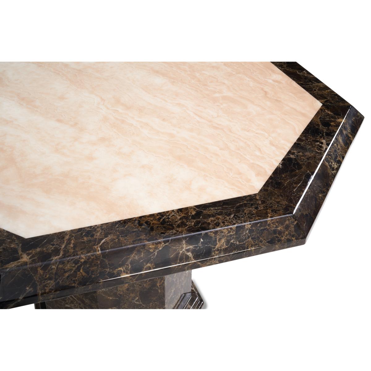 Tenore 120cm Octagonal Marble Dining Table – image 5
