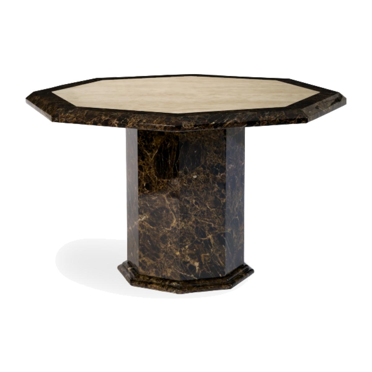 Tenore 120cm Octagonal Marble Dining Table – image 1
