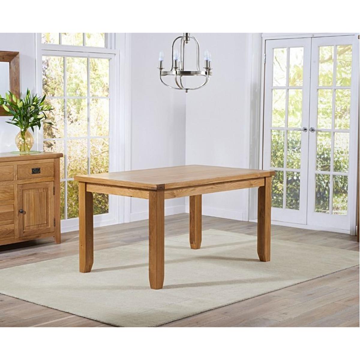 Ex-display Yateley 140cm Oak Dining Table – image 2