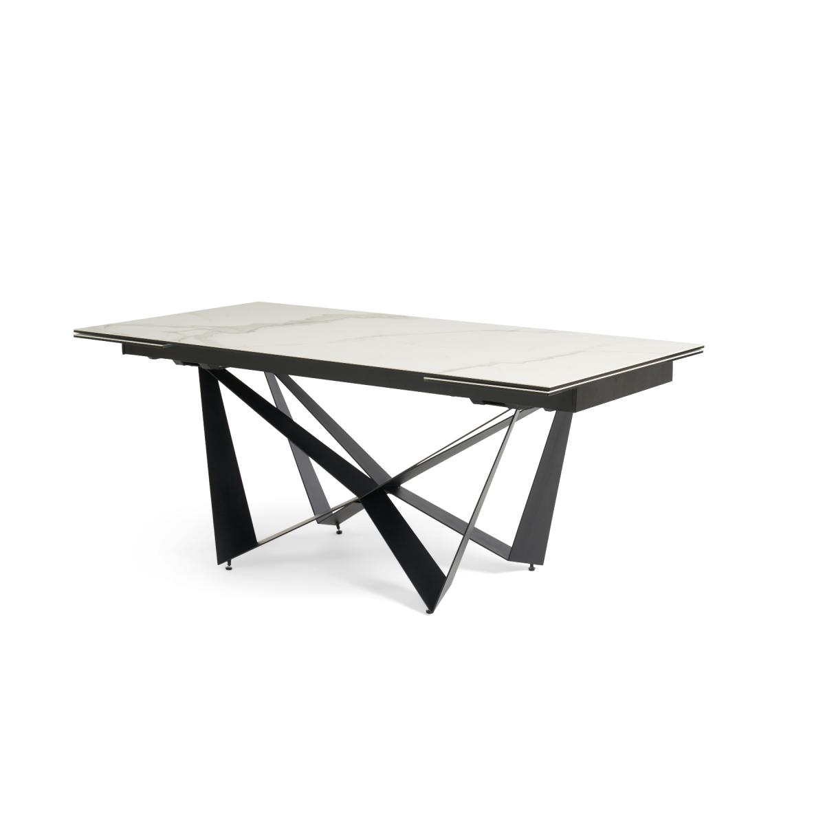 Blenheim 180cm Extending White Ceramic Dining Table – image 6