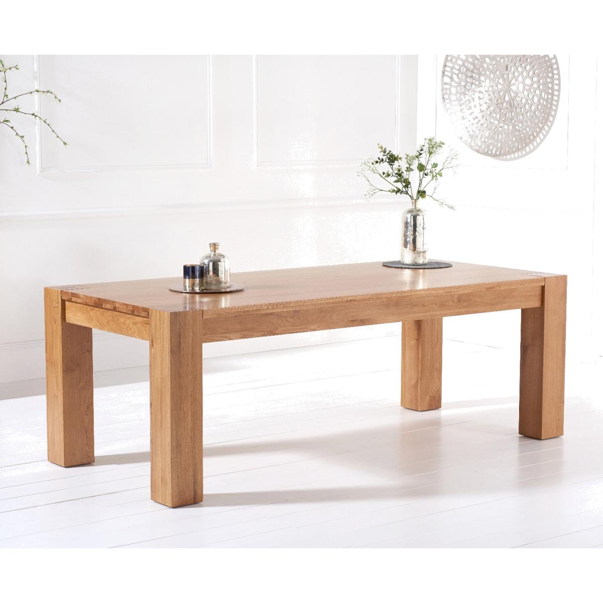 Thames 300cm Oak Dining Table – image 1