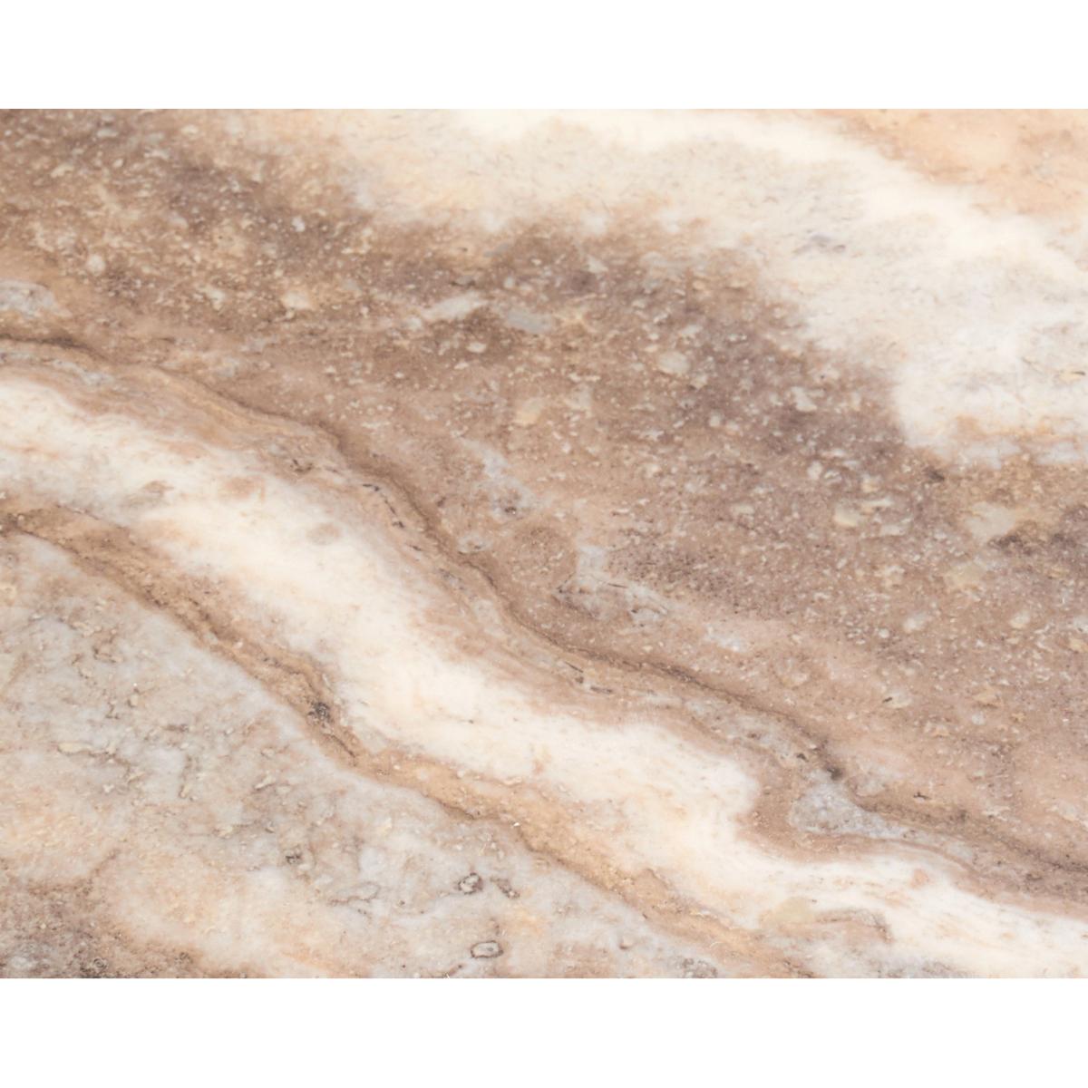 Carvelle 160cm Brown Pedestal Marble Dining Table – image 8