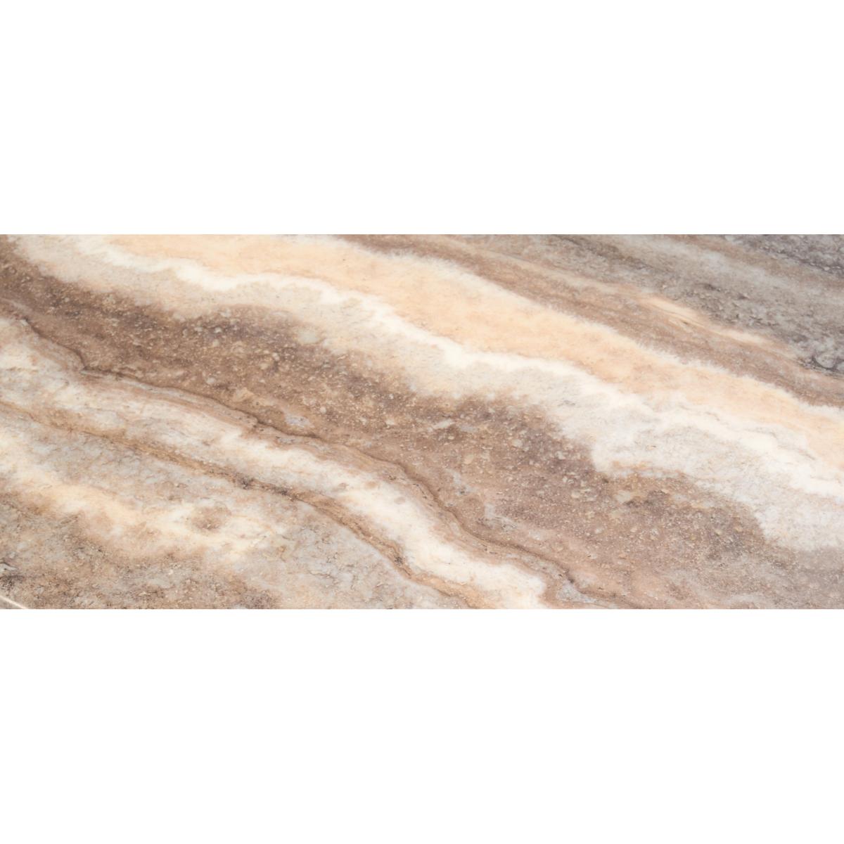 Carvelle 160cm Brown Pedestal Marble Dining Table – image 10