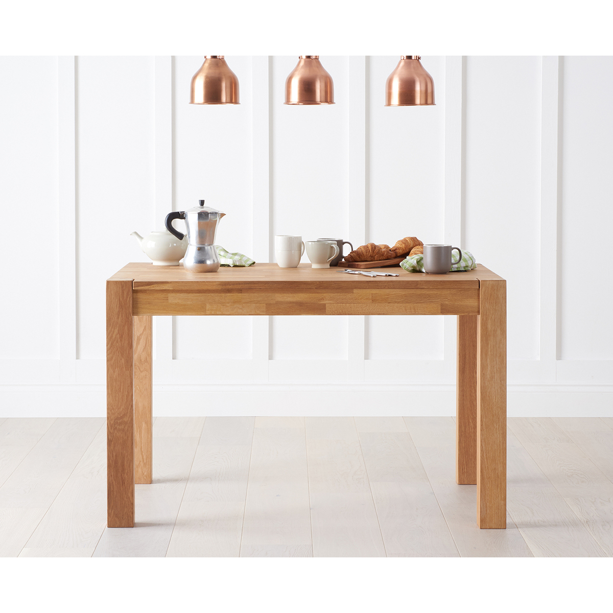 Verona 150cm Oak Dining Table – image 3