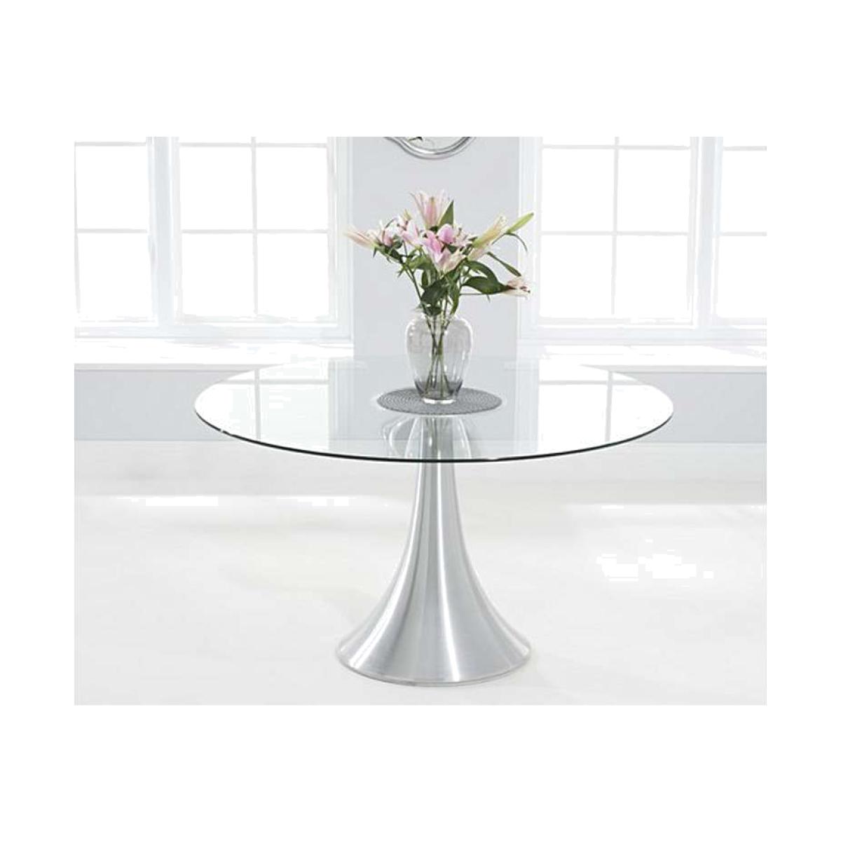 Ex-display Paloma 135cm Round Glass Dining Table