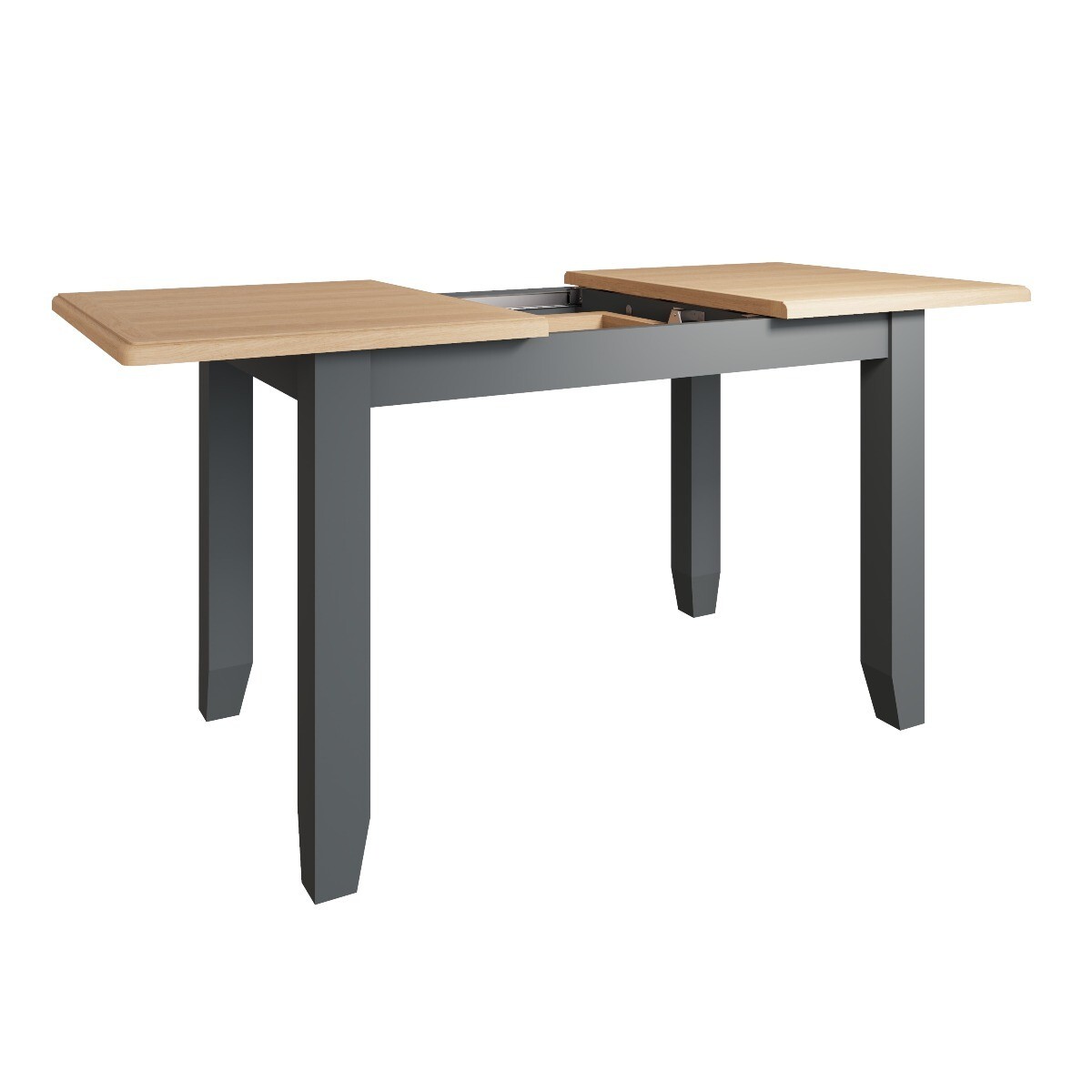 Arlia Oak and Grey 120cm Extending Dining Table – image 3