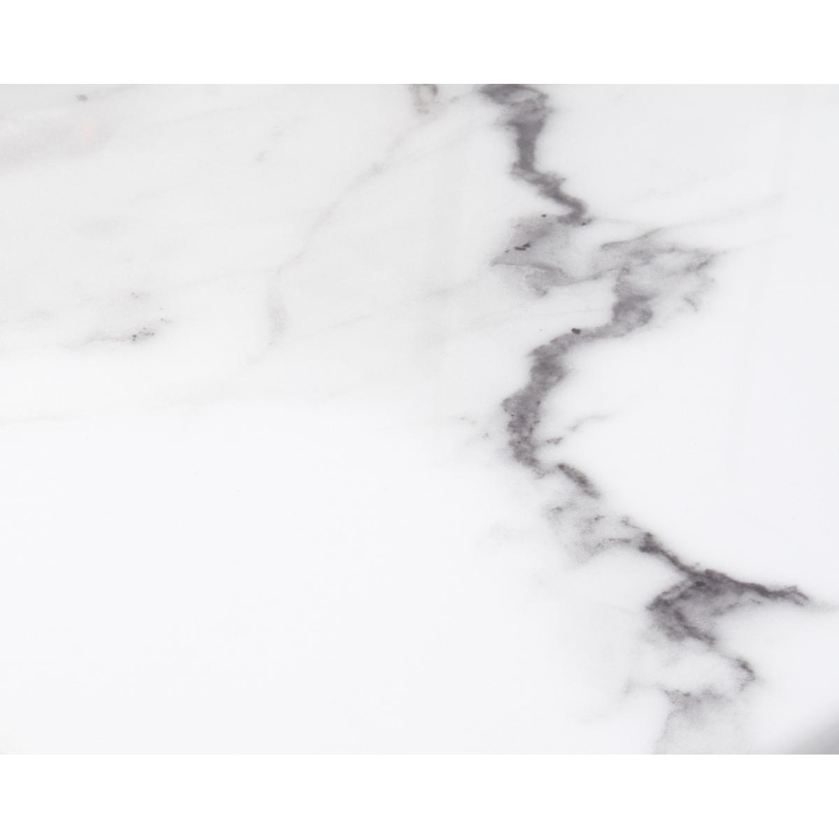 Carvelle 200cm White Pedestal Marble Dining Table – image 10